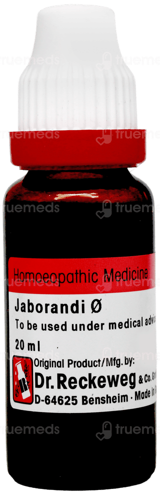 Dr Reckeweg Jaborandi Q Mother Tincture 20Ml